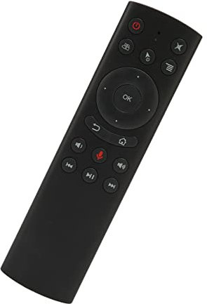 G20S Voice Air Remote mit Hintergrundbeleuchtung, Fernbedienung für TV Projektor Computer, IR Lernen, TV Fernbedienung mit 6 Achsen Gyroskop(G20S mit Gyroskop)