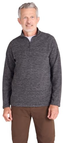 Mountain Warehouse Snowdon Mens Half-Zip Fleece Jumper | Lightweight & Breathable Top, Quick Dry & Anti-Pill Mid Layer, Soft Microfleece for Warmth, Ideal for Layering, Winter