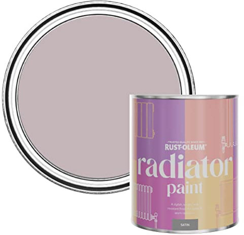 Rust-Oleum Purple Heat Resistant Radiator Paint in Satin Finish - Lilac Wine 750ml