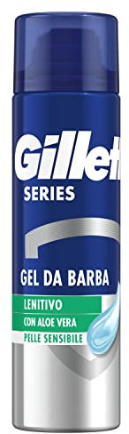 Gillette Series Gel Da Barba Lenitivo Con Aloe Vera, 200ml