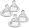 MAM Bottle Nipples Extra Slow Flow Nipple Size 0, for Newborn Babies and Older, SkinSoft Silicone Nipples for Baby Bottles, Fits All MAM Bottles, 4 Pack