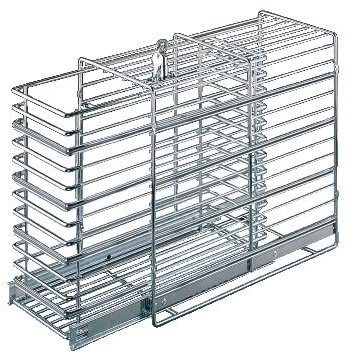 Wesco Einbaukorb Metall 42x44x21cm mit Schloss made in Germany Putzmittelkorb abschließbar Schrank Organizer Küche Tresor Aufbewahrungsbox Schubladenbox Safe abschließbare Box Einbauschublade Gitter