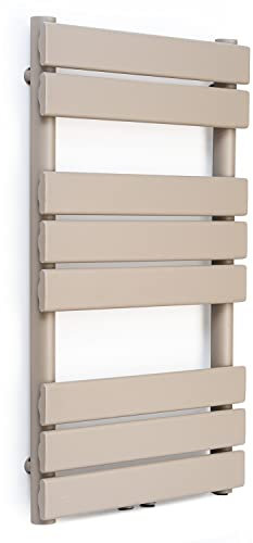 Blumfeldt Badheizkörper, Design Heizkörper Flach, Sparsamer Flachheizkörper Vertikal, Wand-Röhrenheizungen, 355 W Vertikal Heizkörper mit Thermostat, Wandheizkörper für Badezimmer & Wohnzimmer