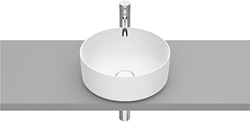 Roca A327523620 Lavabo Inspira Round FINECERAMIC Sobre Encimera 370x370x140mm Color Blanco Mate