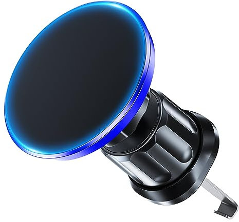 Magnet Handyhalterung Auto, 360° Drehbarer Mag-Safe Autohalterung, Lüftung KFZ Handyhalterung Magnetische, Stärkste Haftung für iPhone 15/14/13/12 Series, Blau
