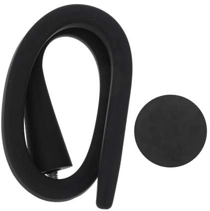 Silicone Washer Door Holder Magnetic Black for Front Loaders | Flexible Door Prop Keeps Washer Open, Laundry Room Use, Creative Appearance