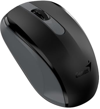 Genius Maus: NX-8008S, Unified Receiver schwarz, 1200DPI USB Balck