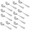 CAMRI Teaspoons Set of 12-14.5 cm / 5.7 in, Stainless Steel Tea Spoon for Coffee & Dessert, Dishwasher Safe, Small Spoon Set for Home Kitchen & Restaurant (C01-12 Pcs)