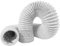 20 cm / 200 mm - 3 m lang Weiß Luftkanal, Flexibler Luftschlauch, 4-lagiger HVAC-Belüftungssch Ablufts, Einlassschlauch chlauch – ideal für Gewächshauszelte, Growbox, Hauslüftungs-Registerlinien