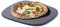 ROCKSHEAT Piedra para pizza, forma única, 30 x 28 cm, piedras de pizza para horno, parrilla, barbacoa, revestimiento de cerámica resistente, piedra para hornear pizza, pan y galletas, diseño irregular