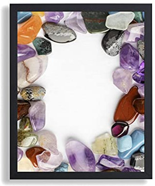 arte-tuo Bilderrahmen Opal A | 70x100 cm | Fichte Schwarz | entspiegelte Antireflex Kunstglas | Poster Puzzle Diamond Painting Drucke