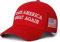 Trump Hat Make America Great Again Adjustable MAGA Baseball Cap Red/White, Rot/Weiß, Einheitsgröße