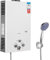 16L Gas Water Heater LPG Tankless Hot, Portable Instant Water Heater, Propane Gas w/Shower Kit with Shower Head, for Camping/Travel/Houseboat/Home, 32kw