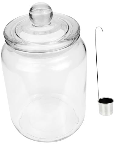 Amosfun Bouteille À Vin En Verre Robuste – Bocal Hermétique Pour La Fabrication De Vin Le Remplissage De Jus Et Plus (1 5 L)