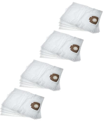 vhbw 20x Staubbeutel kompatibel mit Nilfisk Aero 26-21 PC, 26-01 PC X, 26-2L PC Staubsauger - Mikrovlies, 53,45cm x 39,7cm Weiß