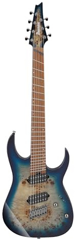 Ibanez RGMS7PB-CBS Cosmic Blue Star Burst - Ibanez E-Gitarre