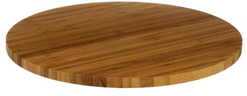 Stof Plateau Tournant en Bambou, 35 cm de Diamètre, Rond, Naturel