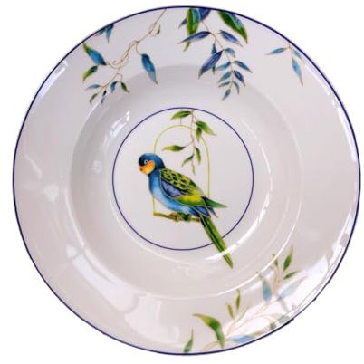 Assiettes Service de Table Assiettes À Dîner En Porcelaine De Style Pastoral Rétro, Vaisselle, Assiettes De Nourriture Occidentale, Plats Ménagers, Assiettes À Soupe Assiette