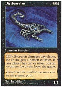 Magic The Gathering - Pit Scorpion - Fifth Edition