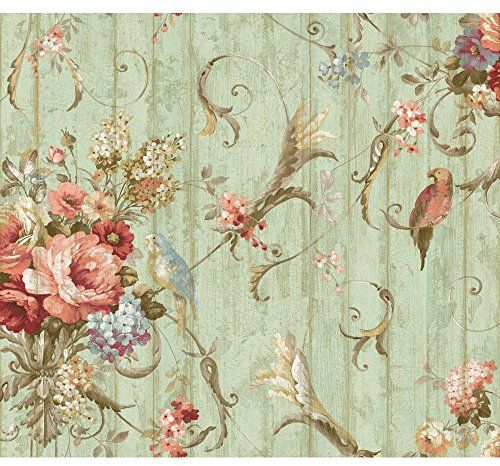 York Wallcoverings Floral Bouquet Removable Wallpaper