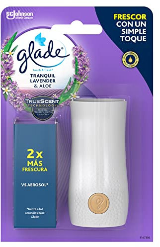 GLADE By Brise - Ambientador Aero un Toque Lavanda Completo, Blanco, 10 ml, 1 unidad