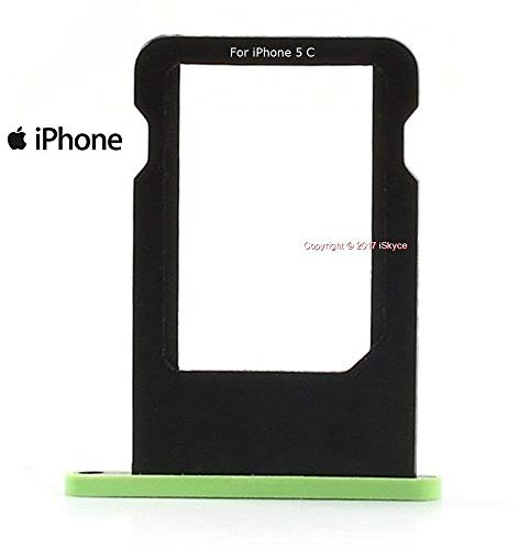 SPARFIX® - Tiroir Couleur Vert Pour Carte Nano Sim Pour iPhone 5C