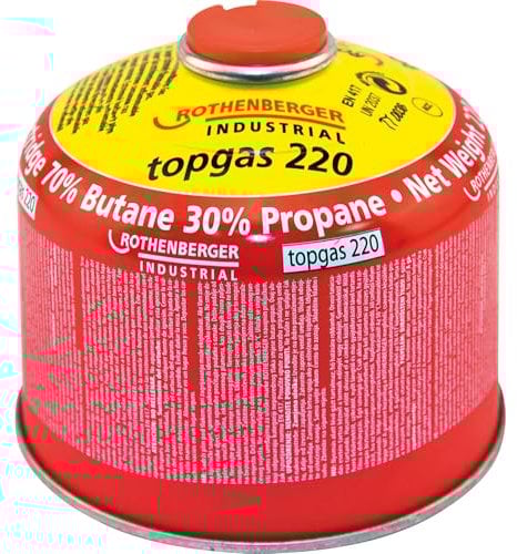 Rothenberger Industrial Top Gas Schraub - Gaskartusche 370 ml ; 7/16 EU ; 35201