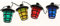 Christmas Concepts® 40 Multi-coloured Retro Party/Barbecue/Garden Party String Lantern Lights (Indoor and Outdoor use) - 11m Cable