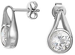 Esprit Damen-Ohrringe Glamour Solitaire ER92390A, Zirkonia