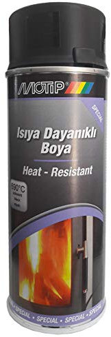 6 x Belton Heat Resistant 0.4L Black Lacquer Spray Paint Heat Resistant