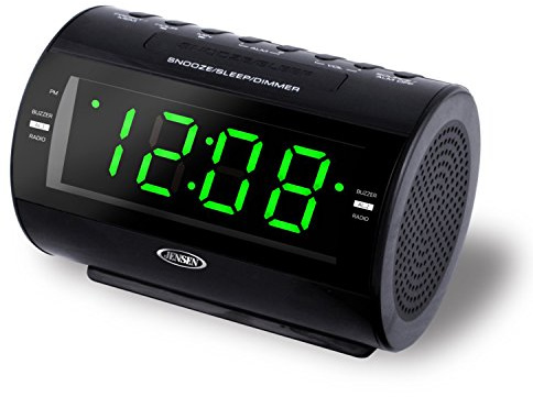 Jensen JCR-210 AM/FM Dual-Alarm Clock Radio