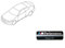 Original BMW M Performance Alu-Plakette Aufkleber PowerKit X6 F16