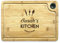 Personalised Chopping Board | Cheese Board | Cutting Board, Ideal Present for Mothers Day, Fathers Day, House Warming, Birthday Ideas for Him or Her - Choose Your Name of Kitchen