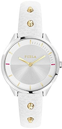 FURLA Damen Analog Quarz Uhr mit Leder Armband R4251102524