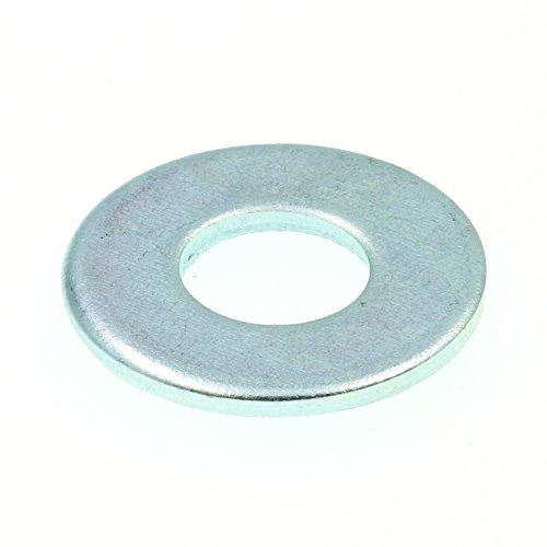 Prime-Line 9080006 Flat Washers, USS, 3/8 in. X 1 in. OD, Zinc Plated Steel (100 Pack)