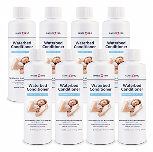 Hanse Pro Waterbed Conditioner (8 x 250 ml) I für alle Wasserbetten geeignet I Konditionierer I Wasserbetten-Pflege I Wasserbett-Zubehör