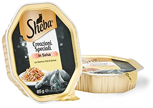Sheba Creazioni Speciali in Salsa con Tacchino, Pollo & Verdure - 22 Vaschette