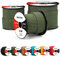 Brotree Paracord 3mm 30M 100% Nylon Seil Schnur Typ II Paracord 425 mit 3 Kern für Survival, Outdoor, Armband, Basteln - Bruchlast 192kg (Reflektierende Armee Grün)