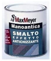 Peinture décorative avec antirouille pour fer « Manoantica » 0,750 l couleur noir graphite formule gel ne coule pas pendant l'utilisation.