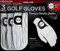KIRKLAND SIGNATURE Leder-Golfhandschuhe, Größe M, 3 Stück