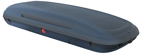 Dachbox VDPCA480 480Ltr carbonlook + Dachträger/Relingträger VDP KING1 kompatibel mit Jeep Compass II (5 Türer) ab 17