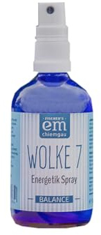 Wolke 7 Energetik Spray 100ml für die innere Mitte | Mischung aus natürlichen ätherischen Ölen, Manju, Manju-Meersalz, EM-Keramikkugel