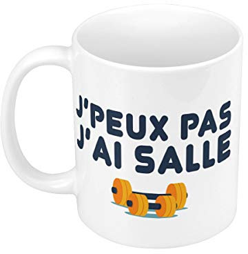 Mug Céramique J'Peux Pas J'ai Salle Sport Musculation Body Building