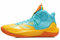 LI-NING AGBQ116 Damen-Freizeitschuhe, modisch, sportlich, stoßdämpfend, Rebound, klassisch, mittelhoch, Freizeitschuhe, Sonic Team Orange Blue Abpr017-2h, 42.5 EU