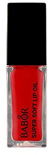 BABOR MAKE UP Lip Oil, pflegendes Lippen-Öl, nicht klebend, für weiche Lippen, mit Kirschkernöl, glänzend, erhältlich in 2 Farben, 4 ml