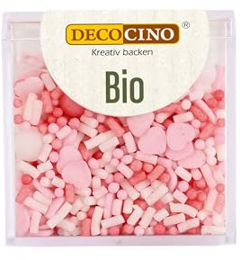 DECOCINO Bio Streudekor Love 60 g Tortendeko