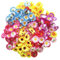 100 Stücke Gänseblümchen Blütenköpfe, Kunstblumen Köpfe, Bunt Mini Seidenblumen, Seidenblumen Dekoblüten, Basteln für Hochzeiten, Feiern, Partys, DIY-Girlanden-Kopfschmuck (4cm,7 Stile)