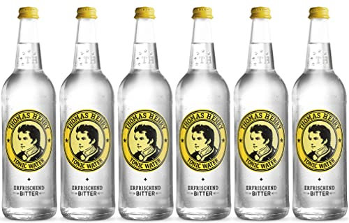 Thomas Henry Tonic Water Lot de 3 verres rafraîchissants (6 x 0,75 l en verre MW) pour mixer vos longs drinks et cocktails avec gin & Co.