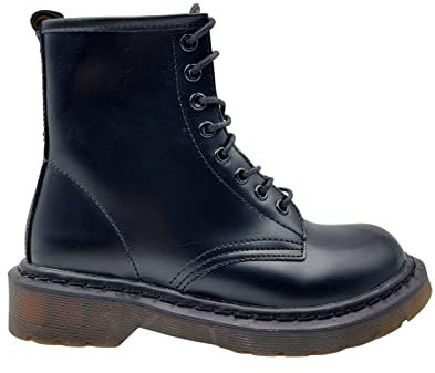 STILL Scarpe Donna Anfibio Stivaletto Ecopelle Autunno Inverno Primavera Estate Stivale New Moda Nero 9930 36 Nero