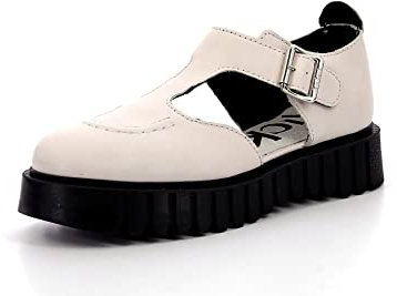 Kickers Fantastic, Ballerines Femme, Blanc, 38